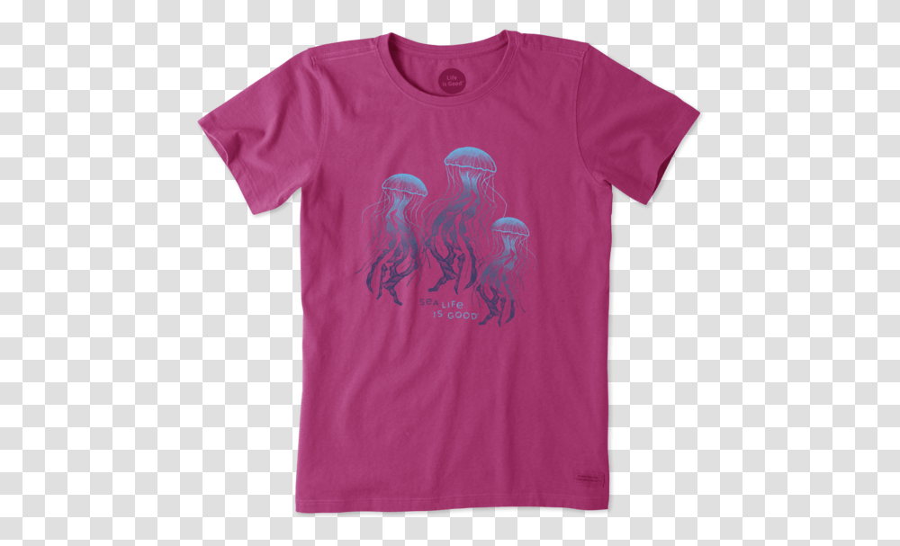 Women's Jellyfish Crusher Tee, Apparel, T-Shirt Transparent Png