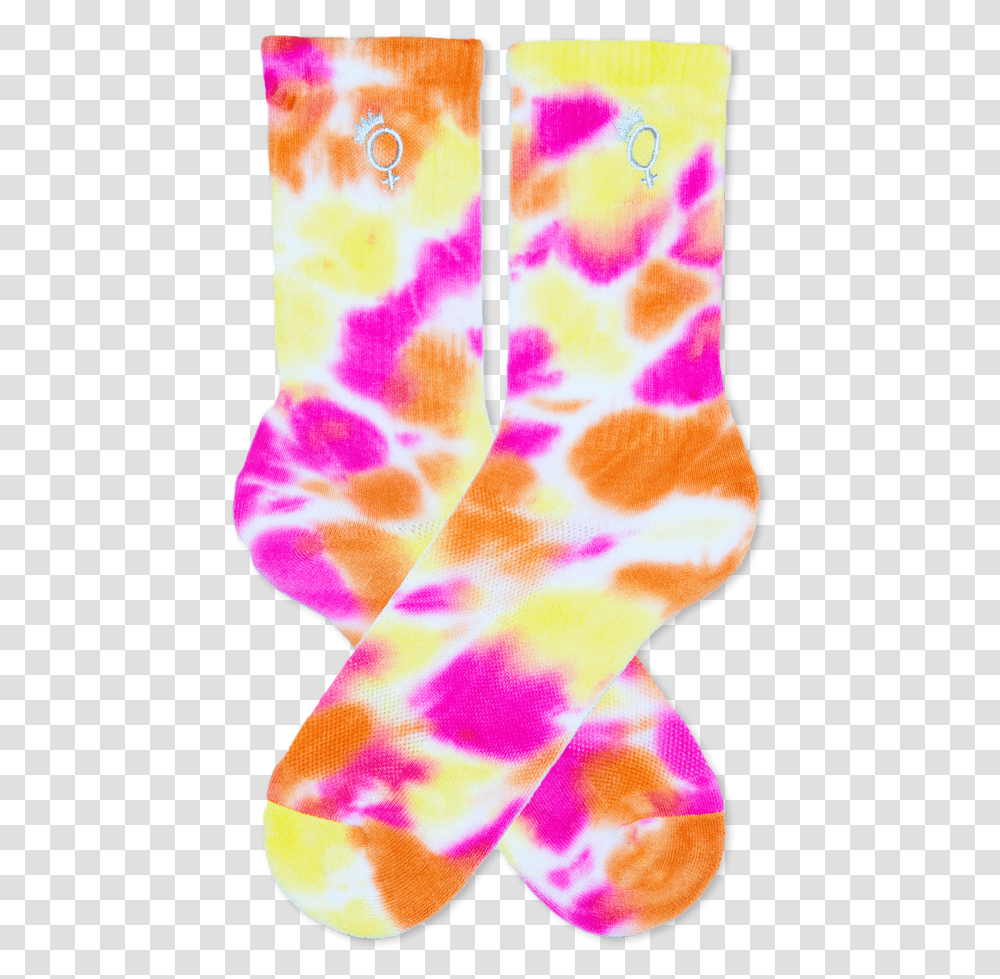 Women's Tie Dye Athletic Socks Sock, Apparel, Shoe, Footwear Transparent Png