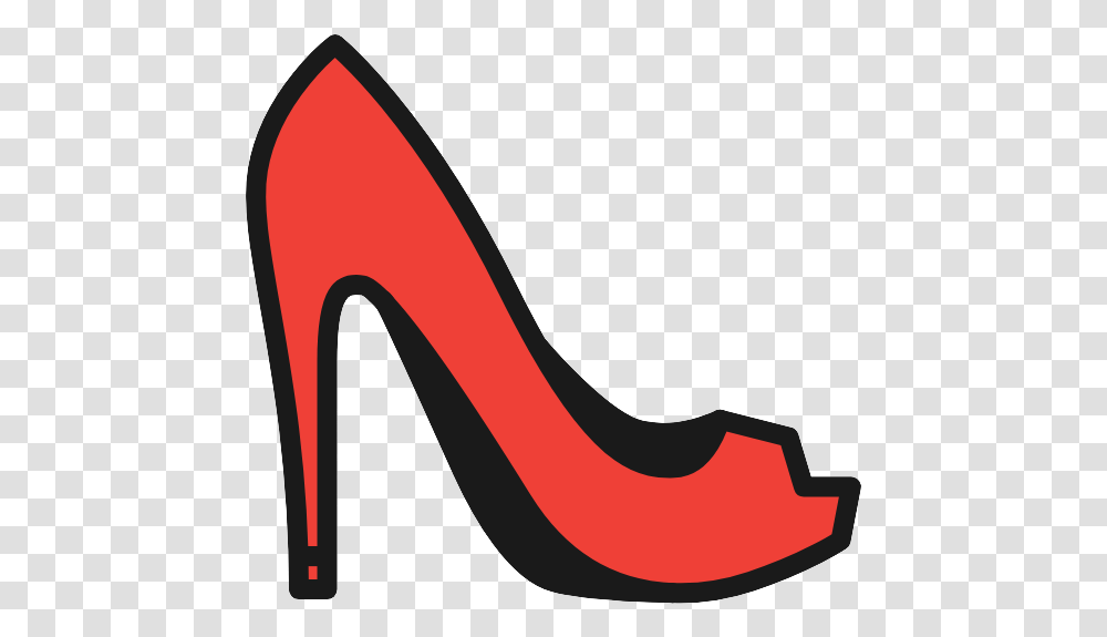 Women Sandal Icon Desenho De Sapato De Salto, Apparel, Shoe, Footwear Transparent Png
