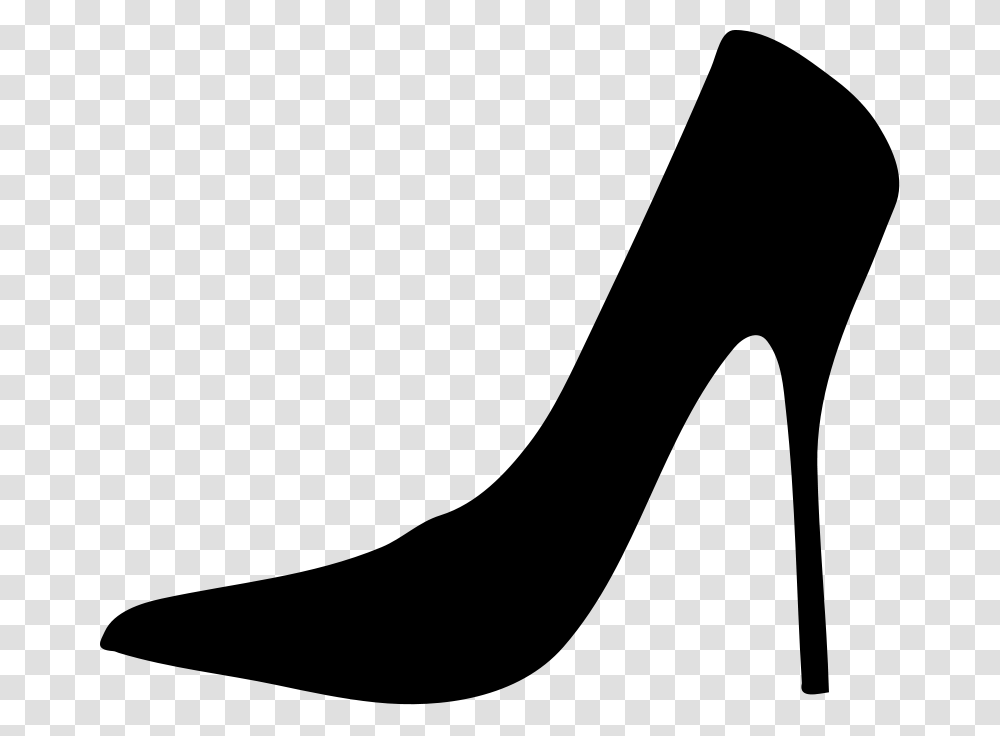 Women Shoe Silhouette Free Vector Silhouettes, Gray, World Of Warcraft Transparent Png