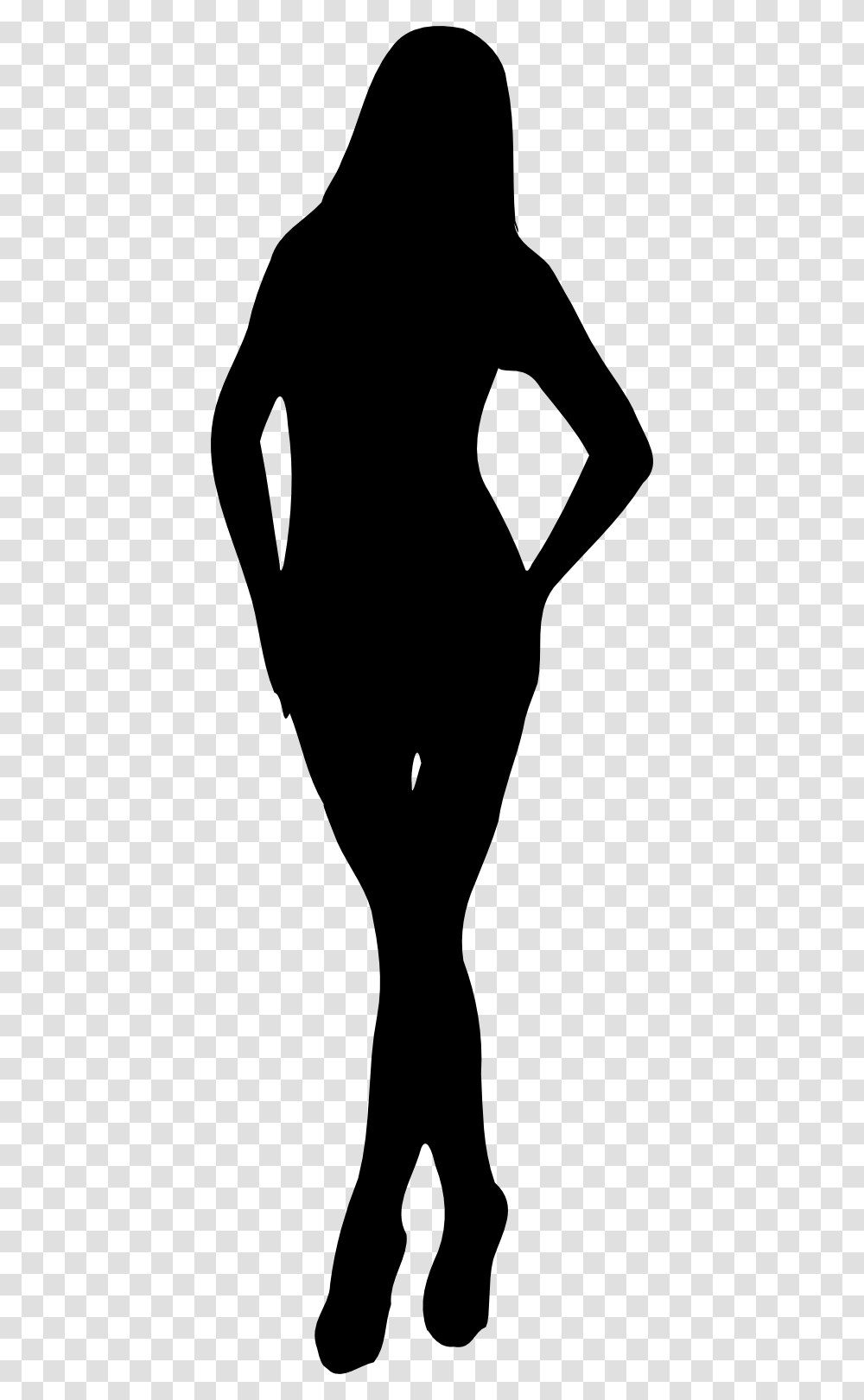 Women Silhouette Clipart, Stencil, Person, Human, Hand Transparent Png