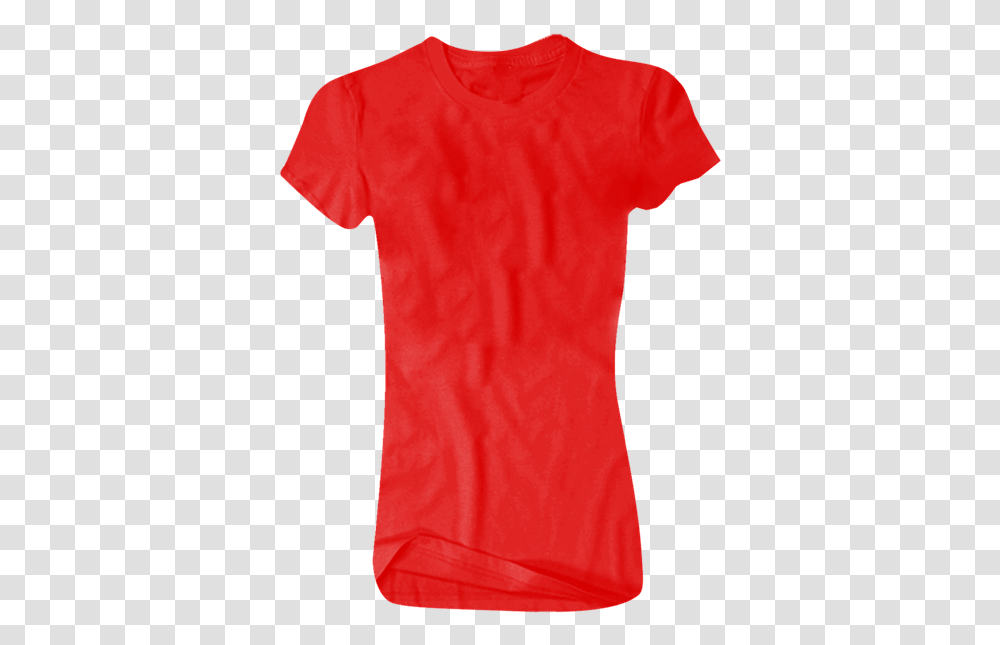 Women Tshirt Female Fashion Top T Shirt Women Red, Apparel, T-Shirt, Jersey Transparent Png