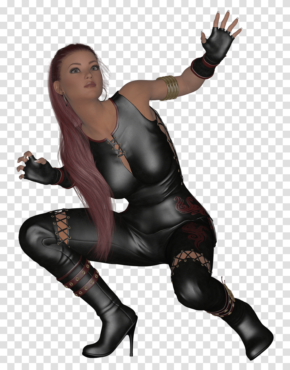 Women Warrior Pretty Free Photo Mujer Guerrera, Person, Footwear, Dance Pose Transparent Png