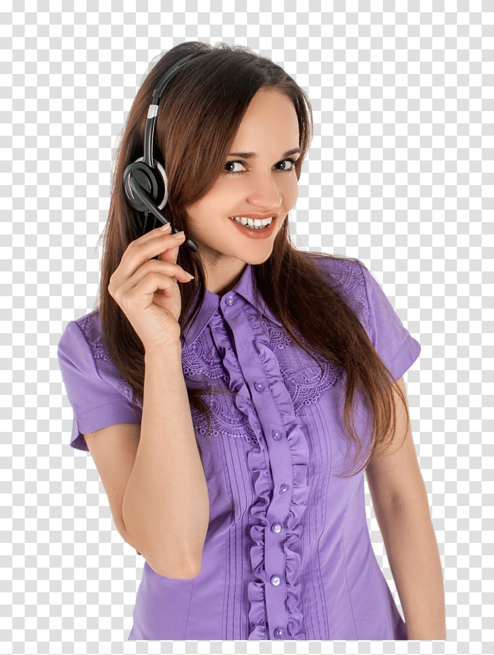 Women Wearing Headset Image, Person, Apparel, Human Transparent Png