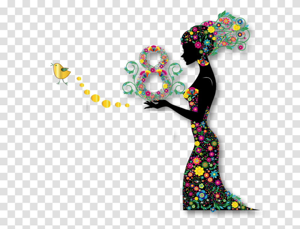 Women's Day, Pattern, Fractal Transparent Png