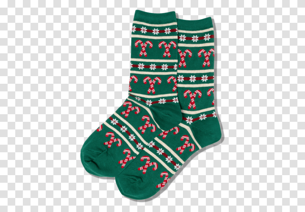 Womenquots Candy Cane Stripe SocksquotClassquotslick Lazy Sock, Stocking, Gift, Christmas Stocking Transparent Png