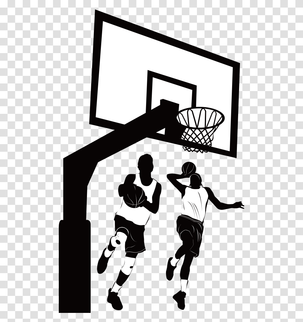 Womens Basketball Backboard Clip Art Projectionphysical White Wallpaper Basketball Dunk, People, Person, Human, Hoop Transparent Png