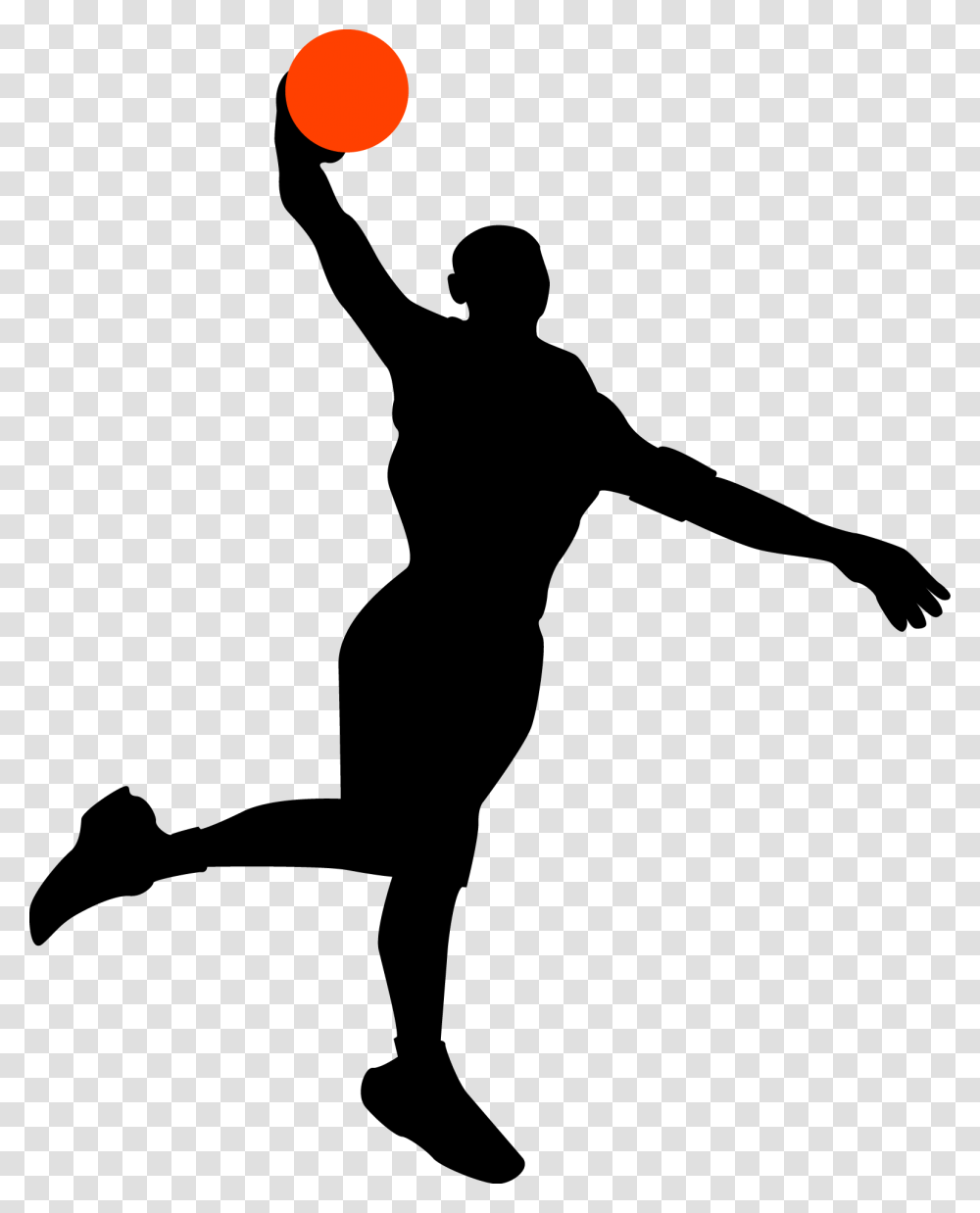 Womens Basketball Silhouette Wall Decal Basketball Player Shooting Clipart, Person, Human, Frisbee, Toy Transparent Png
