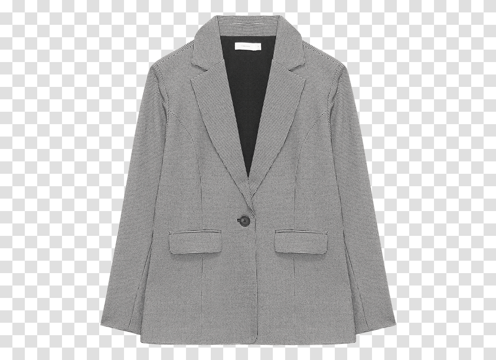Womens Blazer Houndstooth Pocket, Apparel, Jacket, Coat Transparent Png