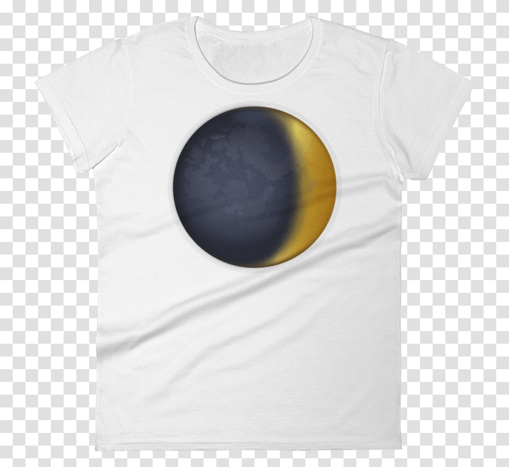 Womens Emoji Shirt Waxing Crescent Moon Just Emoji Circle, Apparel, T-Shirt Transparent Png