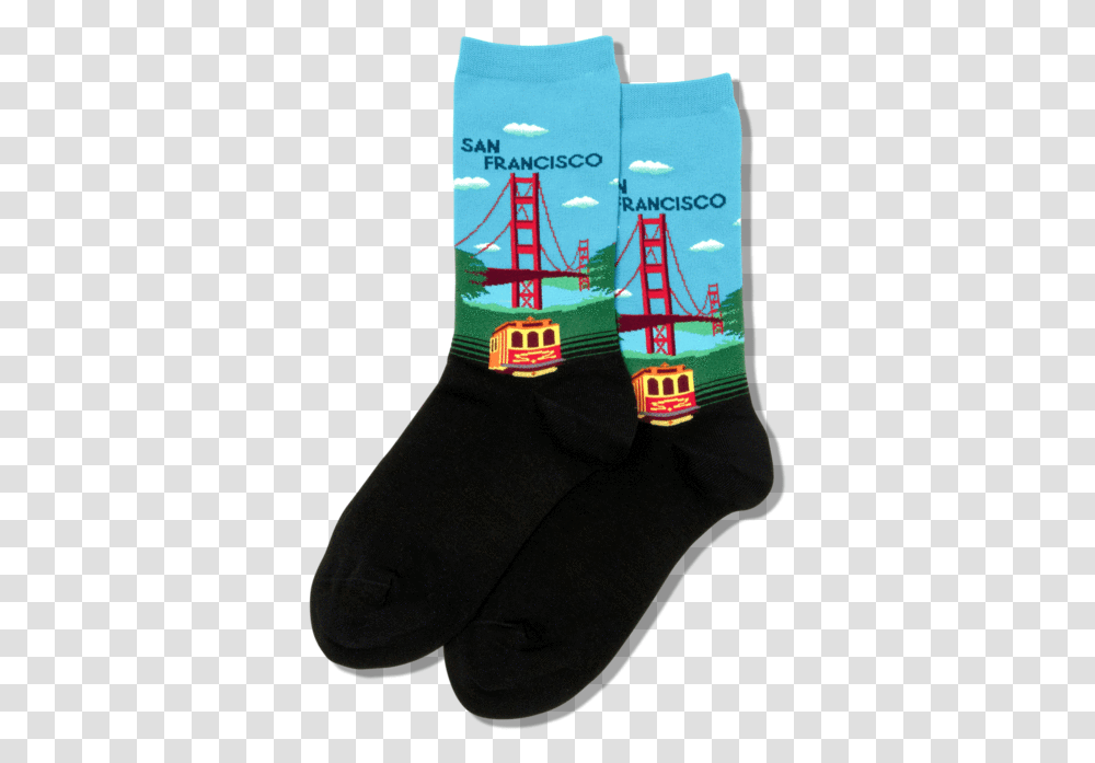 Womens Golden Gate Bridge SocksClass Slick Lazy, Apparel, Footwear, Shoe Transparent Png