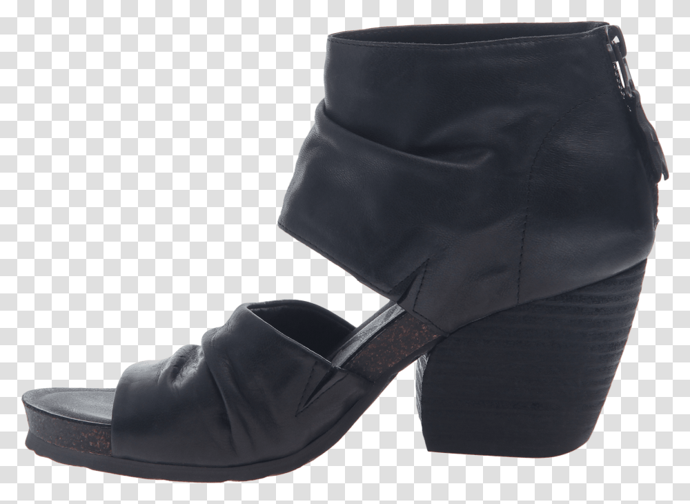 Womens Heel Sandal Patchouli In Black Inside View Sandal, Apparel, Footwear, Shoe Transparent Png