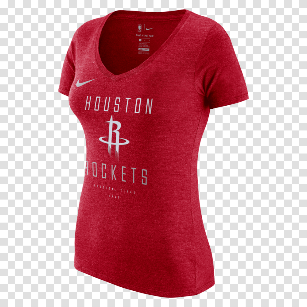 Womens Houston Rockets Nike Hou Logo Tee Rocketsshop, Apparel, Shirt, Jersey Transparent Png