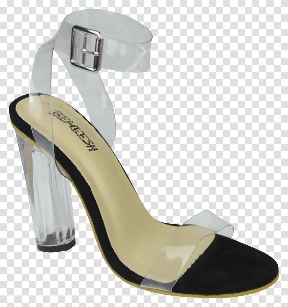 Womens Ladies Perspex Heels High Heeled Shoe, Apparel, Footwear, Sandal Transparent Png