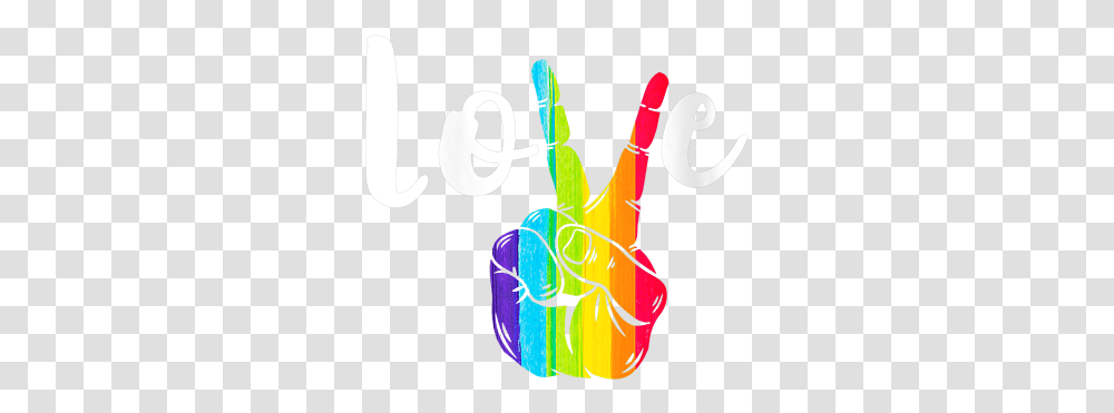 Womens Love Peace Sign Rainbow Lgbt Lesbian Gay Pride V Neck Tshirt Kids Tshirt Illustration, Text, Art, Graphics, Plant Transparent Png