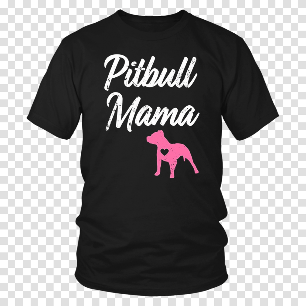 Womens Pitbull Mama Funny Womens Pit Bull Mom Pit Bull Pink T, Apparel, T-Shirt, Sleeve Transparent Png