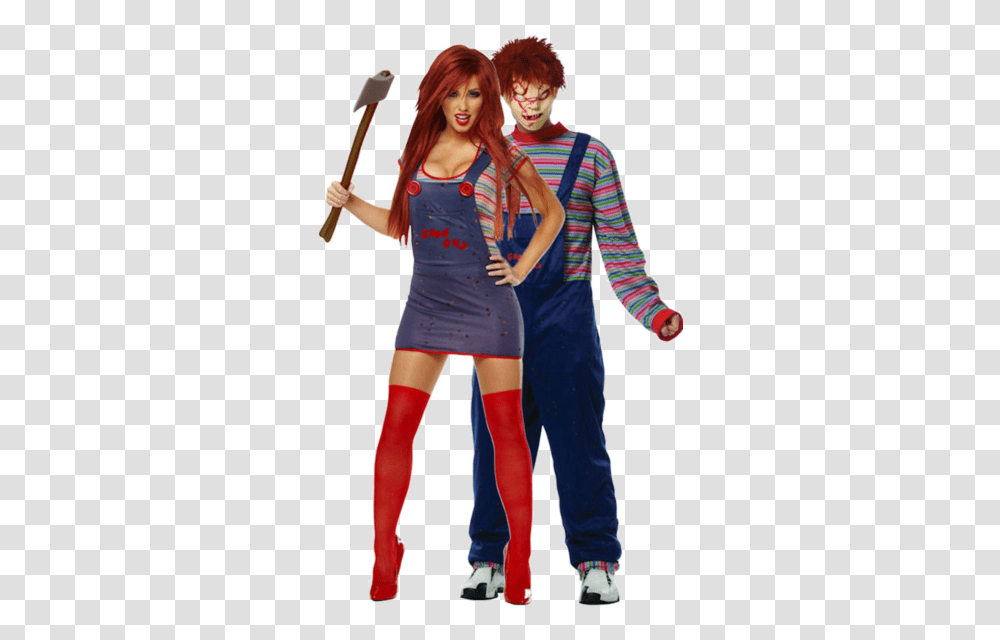 Womens Seed Of Chucky Halloween Costume In Halloween, Person, People, Sleeve Transparent Png
