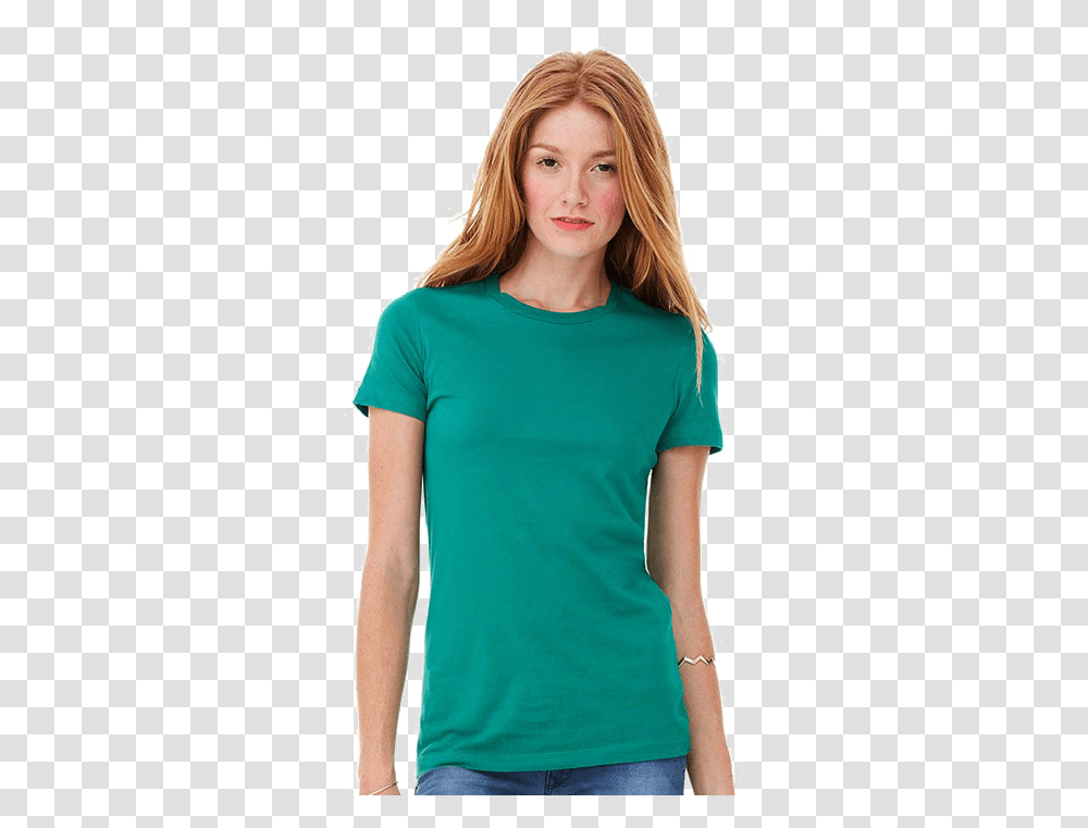 Womens T Teal T Shirt Womens, Clothing, Apparel, Person, Human Transparent Png