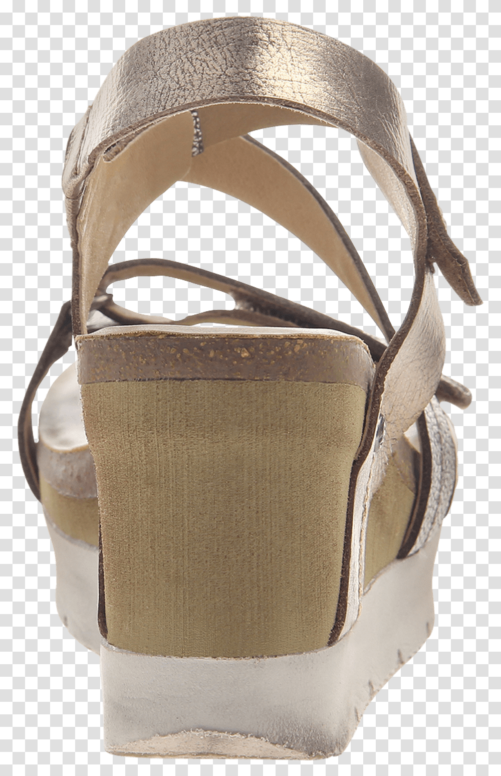 Womens Wedge Sandals Wavey In Gold Back ViewClass Sandal, Jug, Pottery, Teapot, Coffee Cup Transparent Png