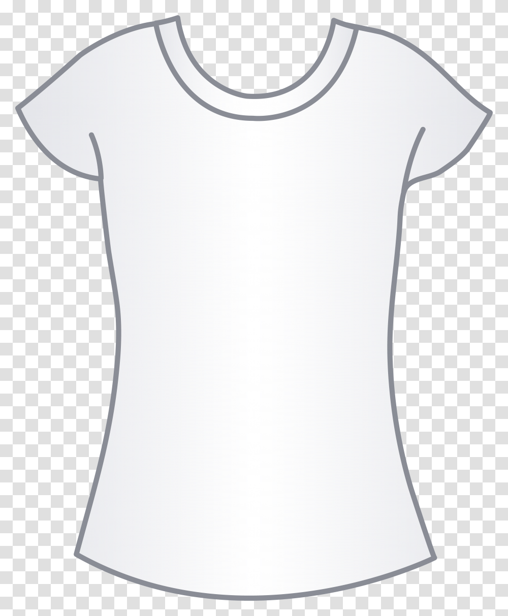 Womens White T Shirt Clip Art, Apparel, Undershirt, T-Shirt Transparent Png