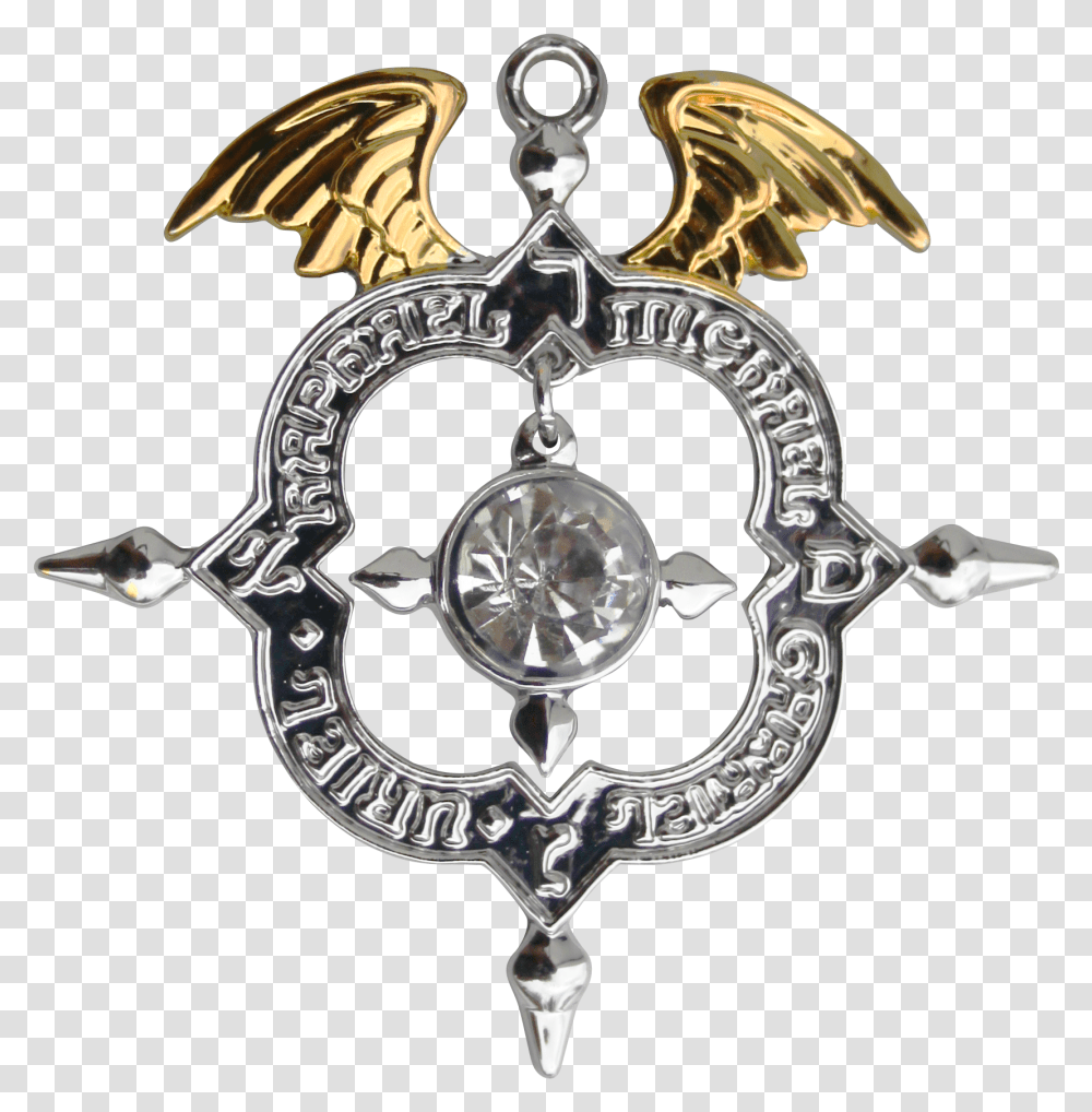 Womens Winged Archangel Shield, Chandelier, Lamp, Pendant, Jewelry Transparent Png