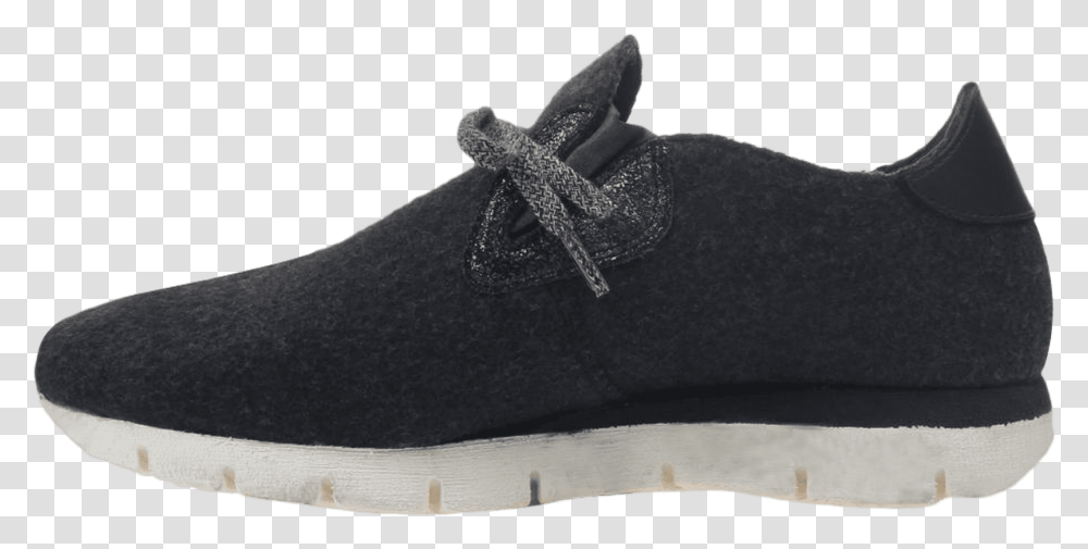 Womens Wool Sneaker Radius In Charcoal Inside View Suede, Apparel, Shoe, Footwear Transparent Png
