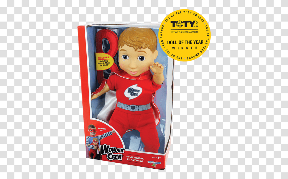 Wonder Crew Doll, Toy, Person, Human, Figurine Transparent Png