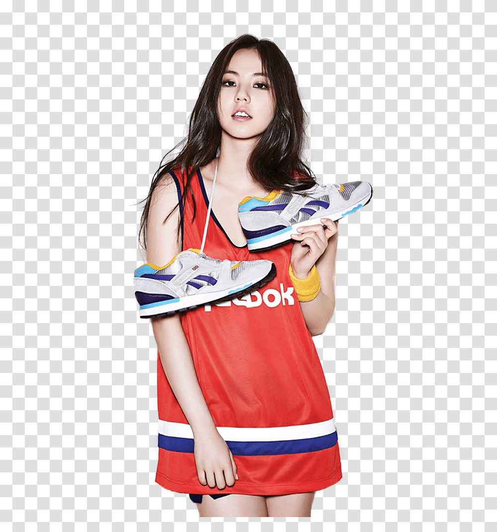 Wonder Girls Reebok Sohee, Person, Shoe, Footwear Transparent Png