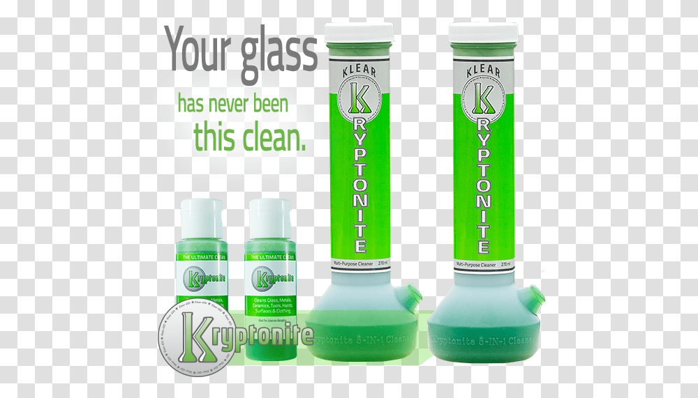 Wonder Twins Glass Bong Cleaner Kryptonite Cleaner, Mixer, Appliance, Bottle, Building Transparent Png