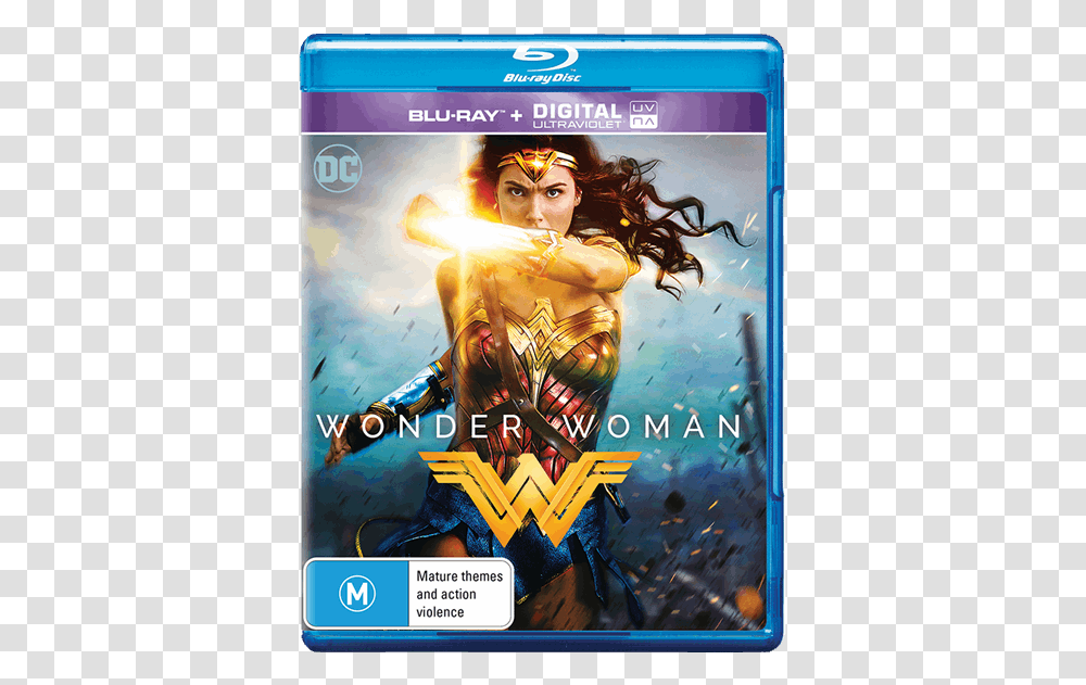 Wonder Woman 2017 Blu Ray, Poster, Advertisement, Flyer, Paper Transparent Png