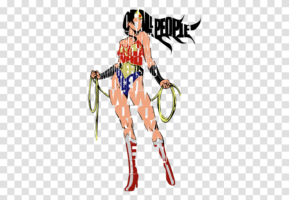 Wonder Woman Art Abstract, Person, Human, Whip, Costume Transparent Png