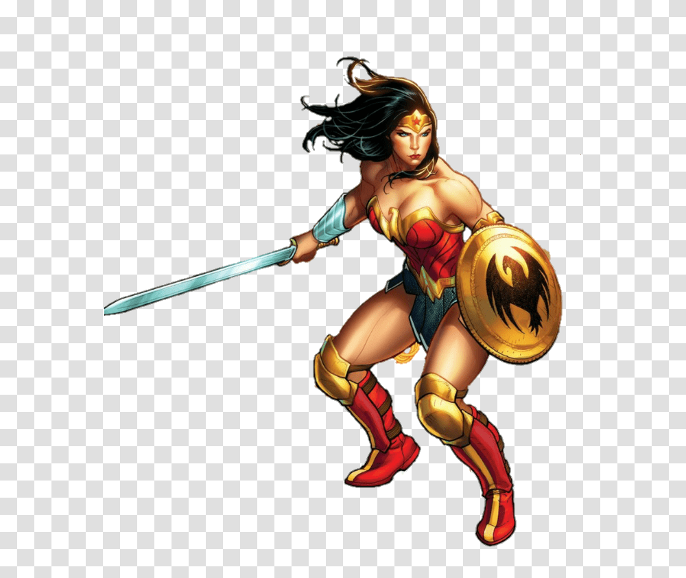 Wonder Woman, Character, Person, Costume, Duel Transparent Png