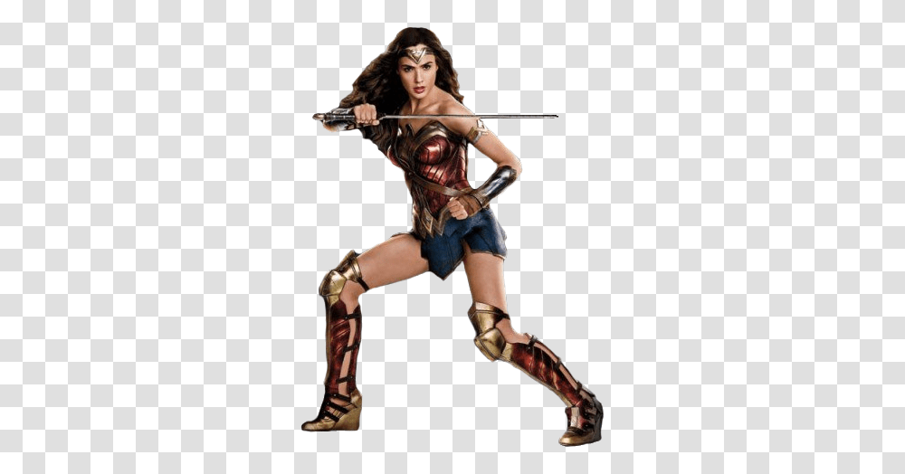 Wonder Woman, Character, Person, Weapon, Costume Transparent Png