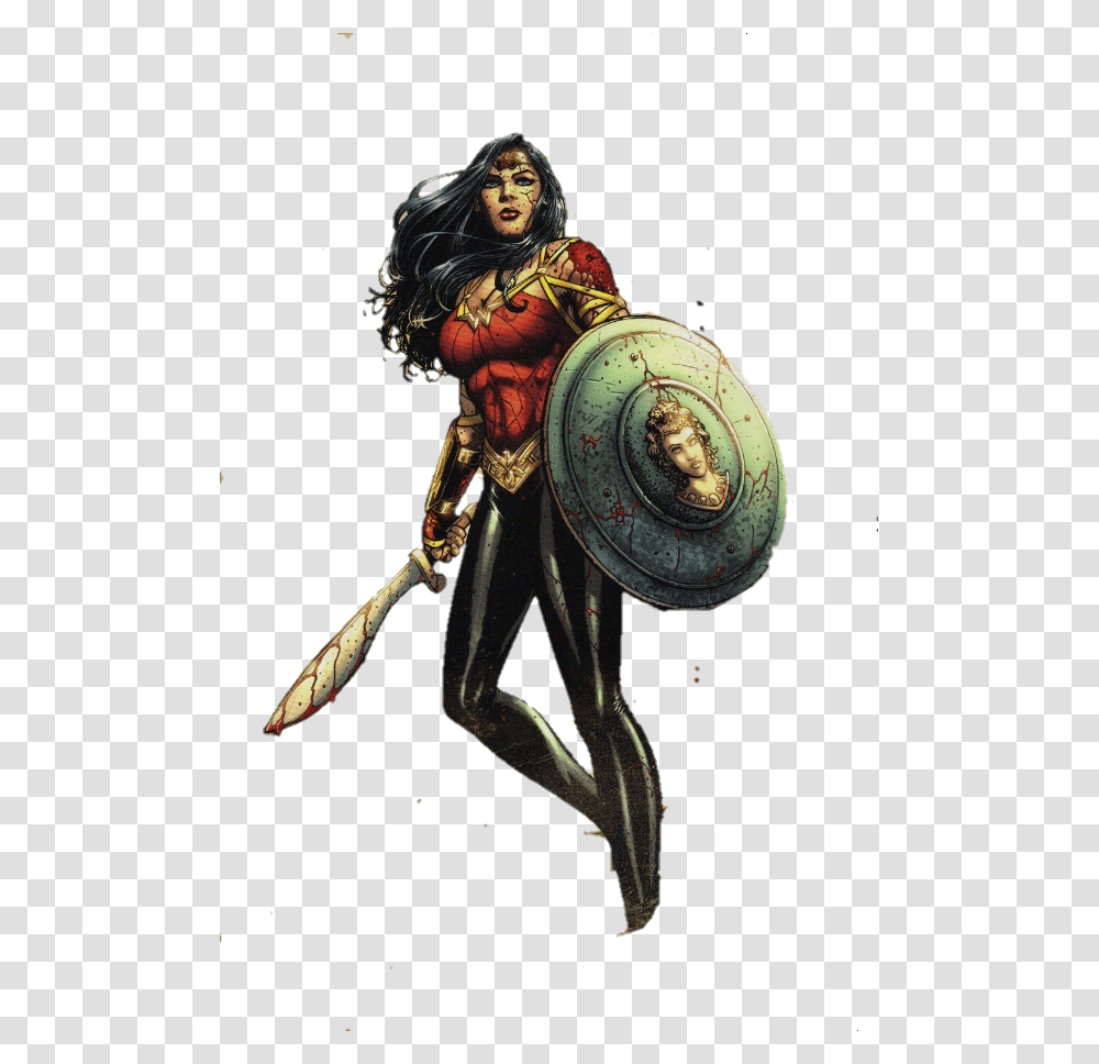 Wonder Woman Comic, Person, Human, Armor, Clock Tower Transparent Png