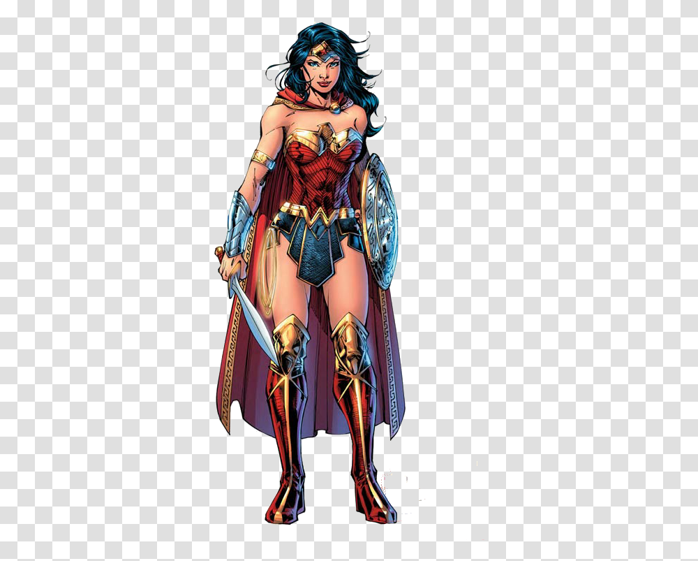 Wonder Woman Comic, Person, Human, Apparel Transparent Png