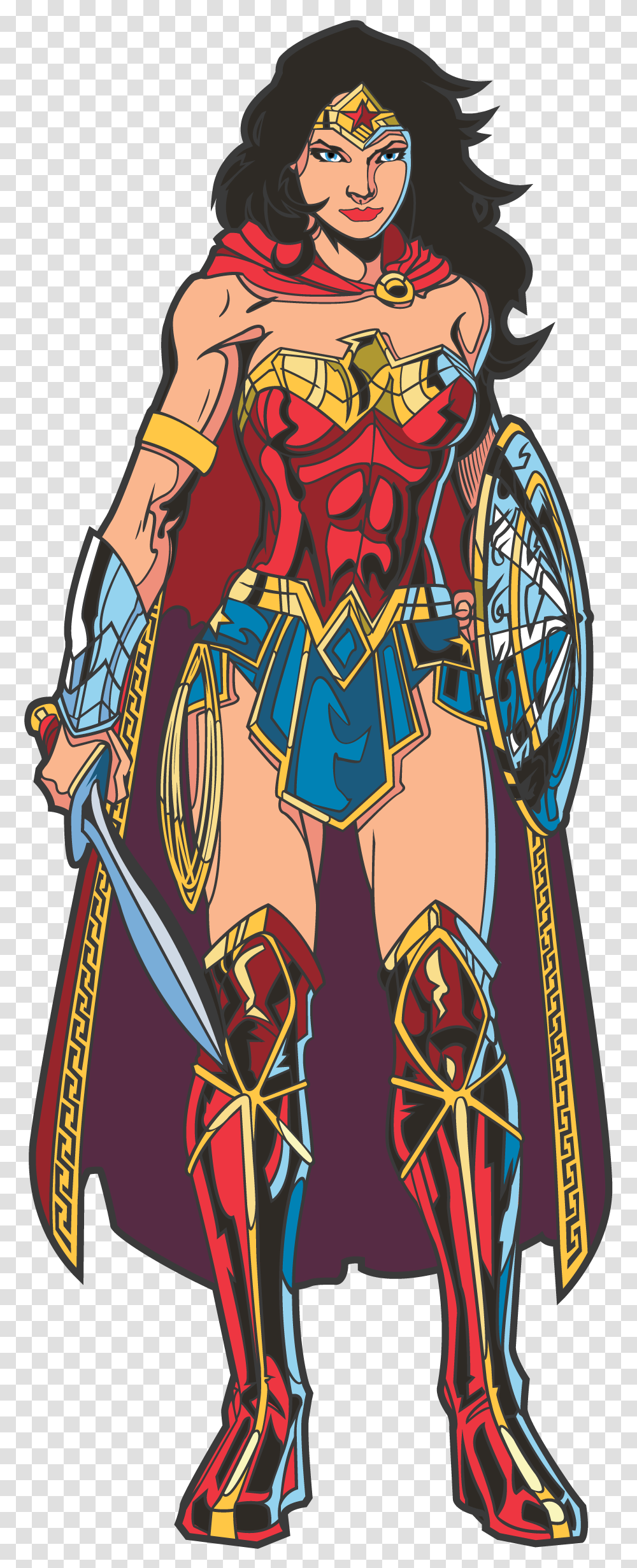 Wonder Woman Comic Rebirth, Person, Knight Transparent Png