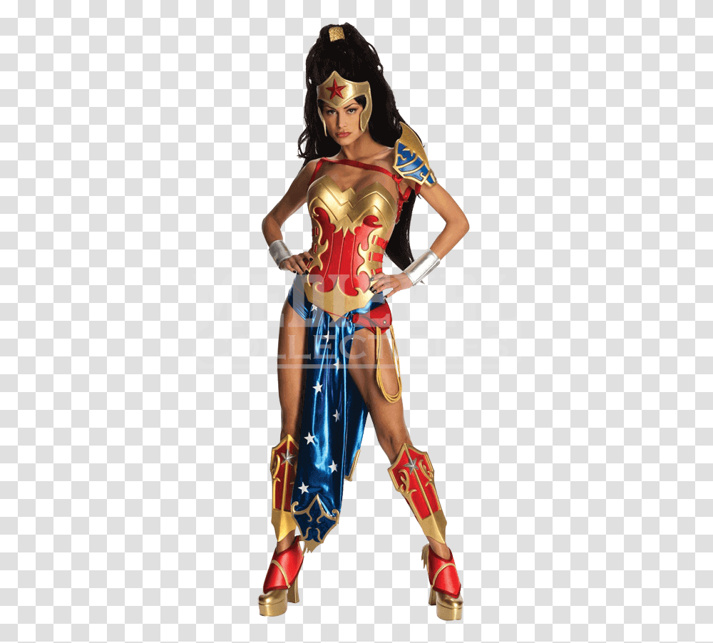 Wonder Woman Costume Ame Comi Wonder Woman Costume, Person, Human, Latex Clothing, Spandex Transparent Png