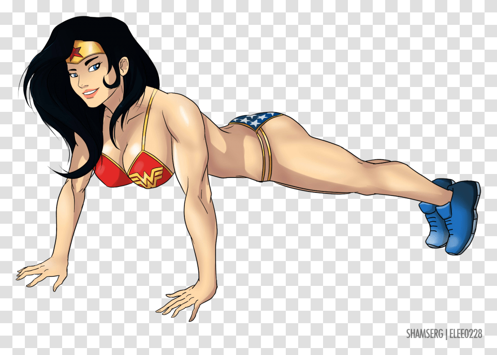 Wonder Woman Dc Comics Wonder Woman Dc Muscle, Person, Sport, Skin, Female Transparent Png