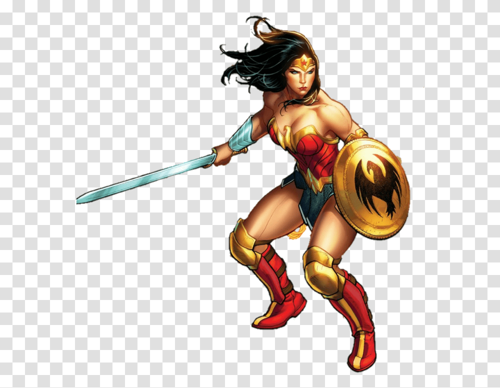 Wonder Woman Dc Wonder Woman, Person, Human, Costume, Weapon Transparent Png