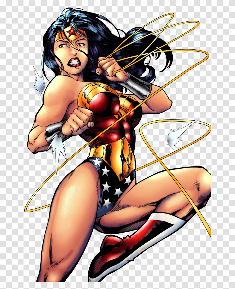 Wonder Woman Ed Benes Super Hero Girl Comics, Book, Person, Human, Manga Transparent Png