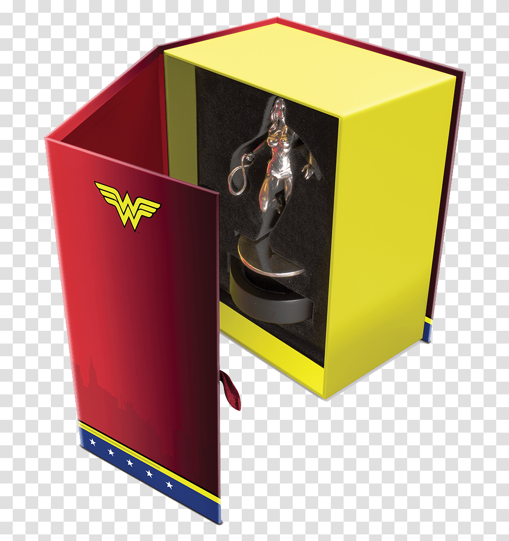 Wonder Woman Emkcom Box, Carton, Cardboard, File Binder, File Folder Transparent Png