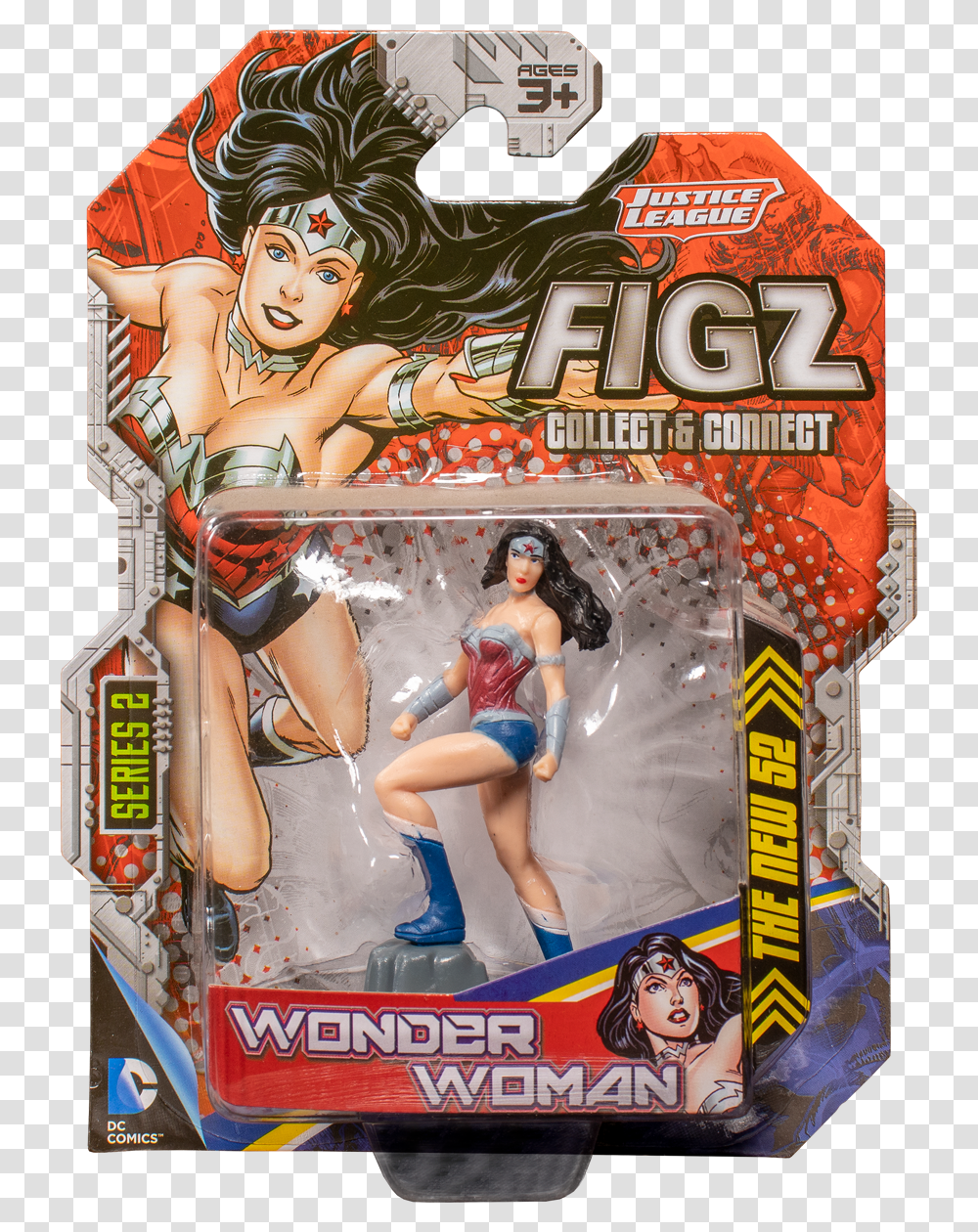 Wonder Woman Figz 3 Figure, Person, Human, Advertisement, Poster Transparent Png
