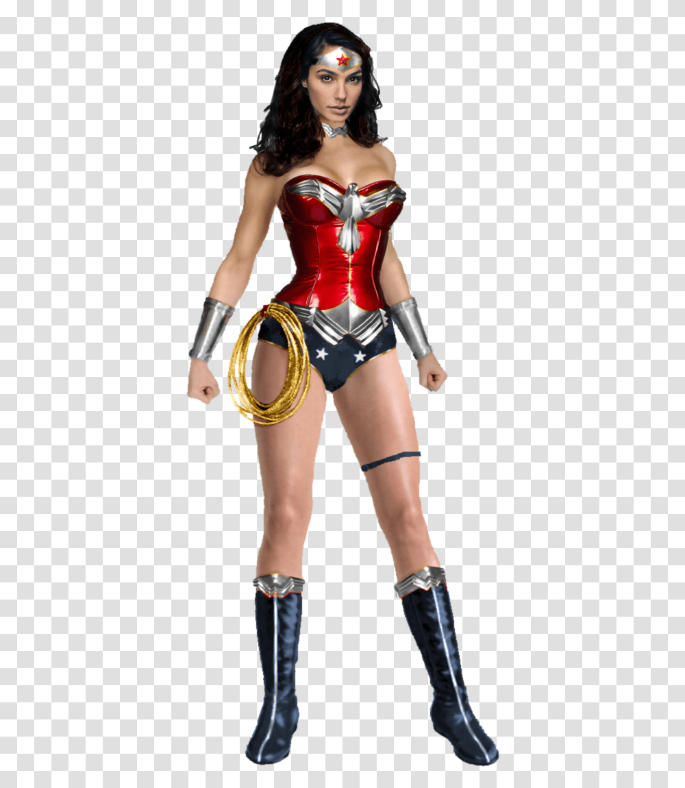 Wonder Woman Gal Gadot New 52 V Wonder Woman Costume Jumpsuit, Person, Human, Spandex, Shoe Transparent Png