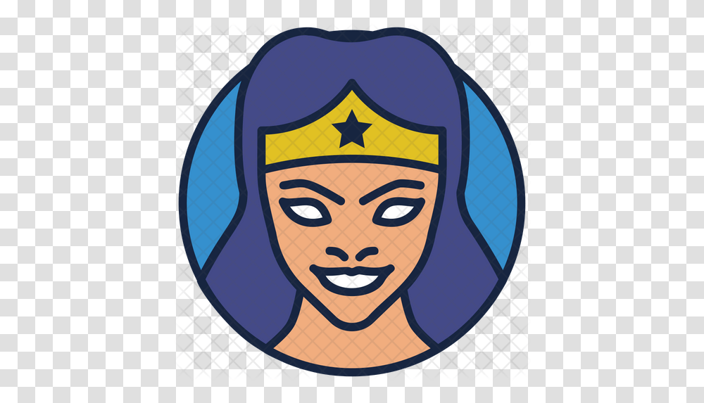 Wonder Woman Icon Illustration, Logo, Symbol, Trademark, Art Transparent Png