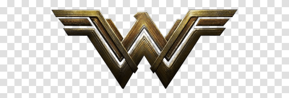 Wonder Woman Logo And Emblem Wonder Woman 2017 Logo, Wood, Triangle, Plywood, Alphabet Transparent Png