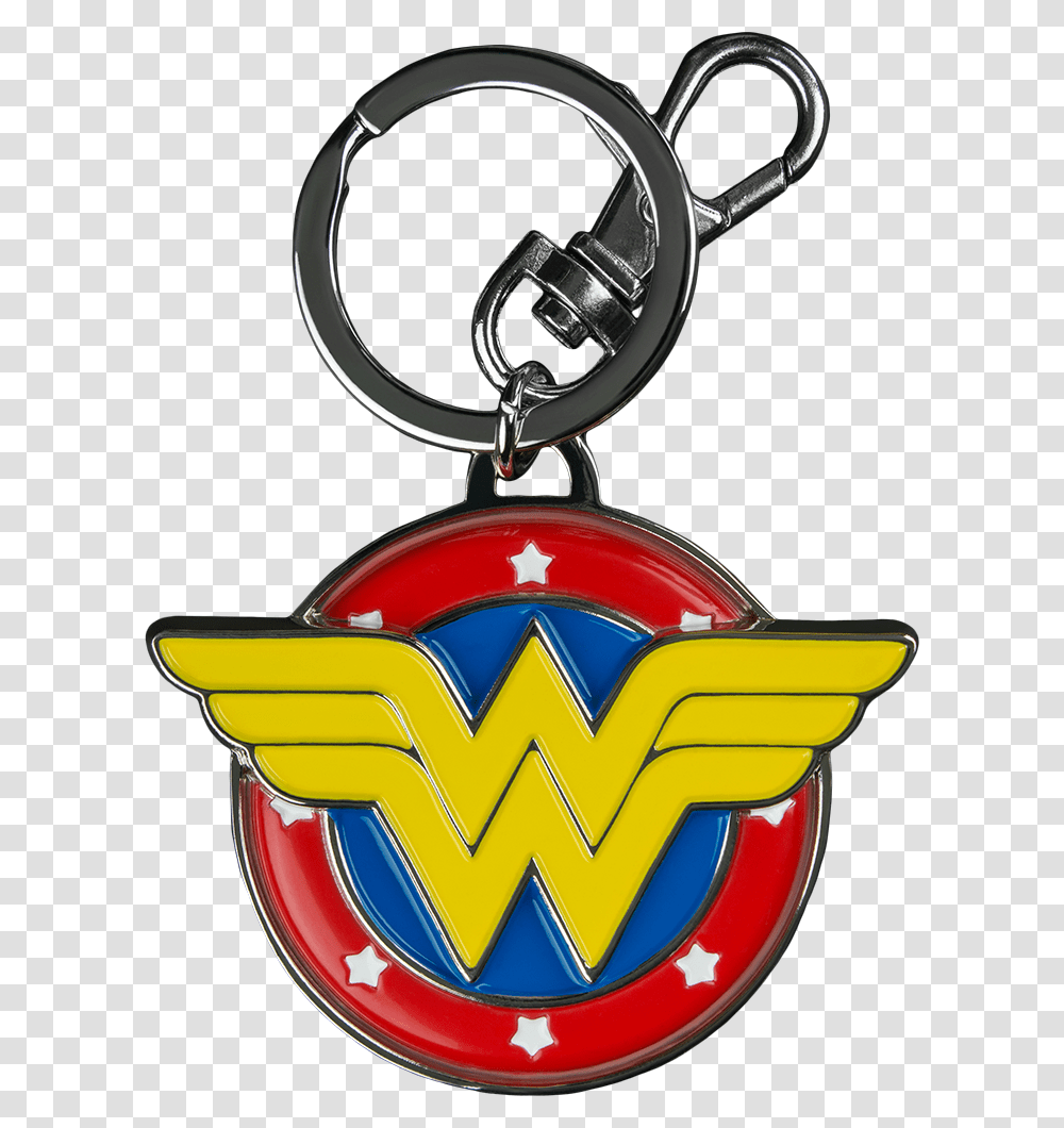 Wonder Woman Logo Enamel Keychain Wonder Woman Enamel Pin, Trademark, Emblem Transparent Png