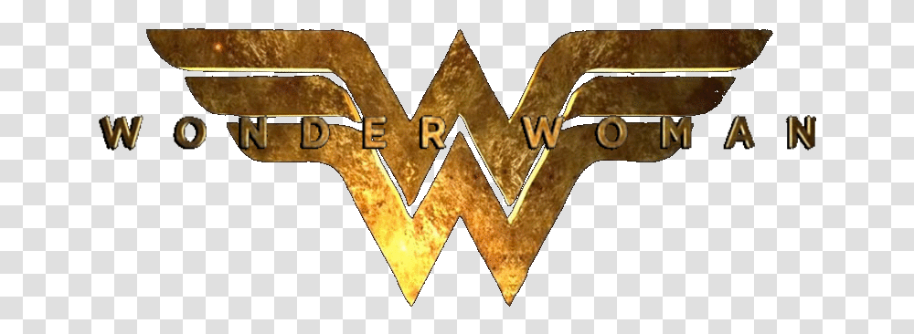 Wonder Woman Movie Logo 1 Image Wonder Woman Logo, Gold, Text, Gun, Weapon Transparent Png