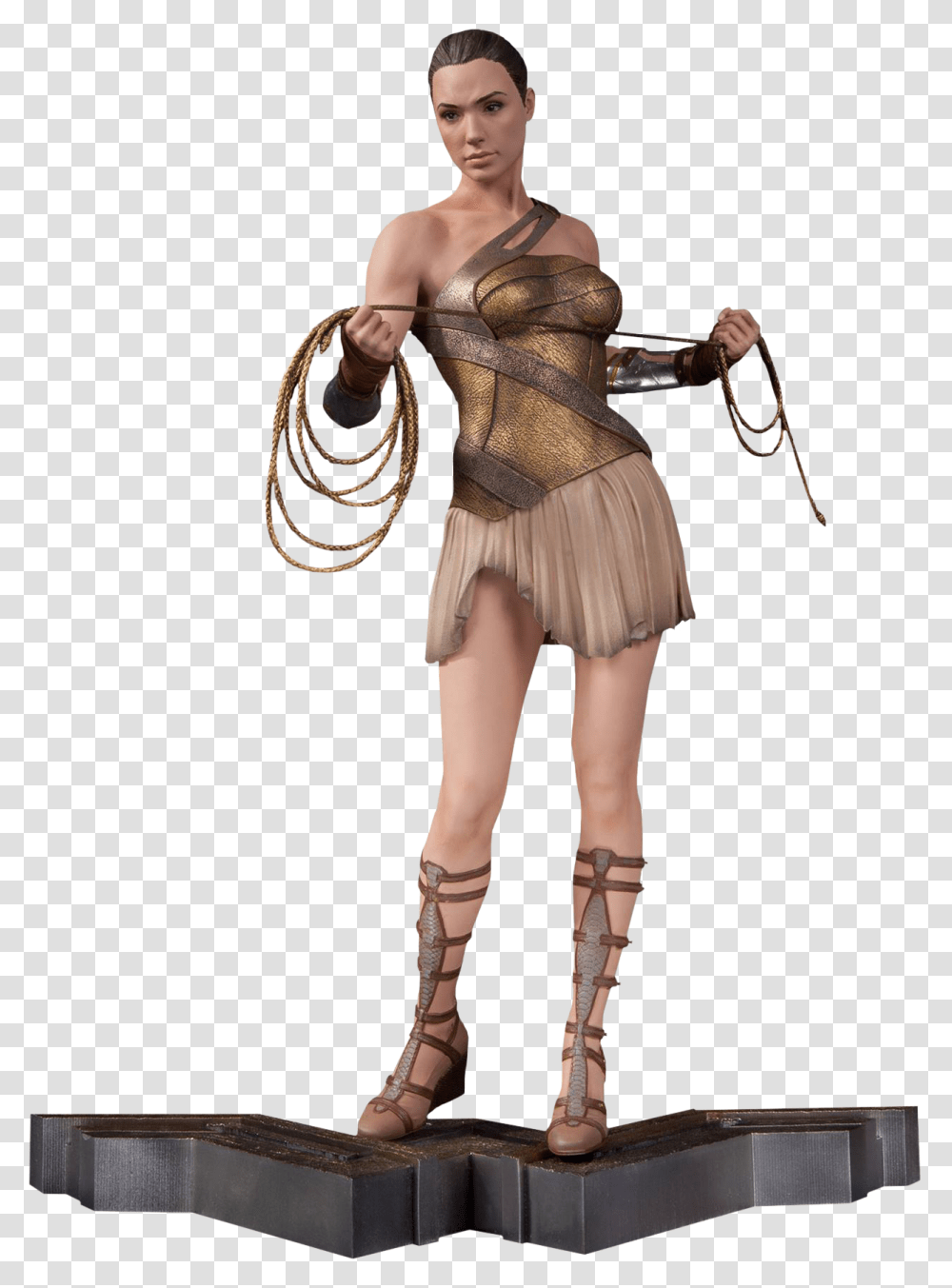 Wonder Woman Movie Statue, Person, Human, Whip Transparent Png