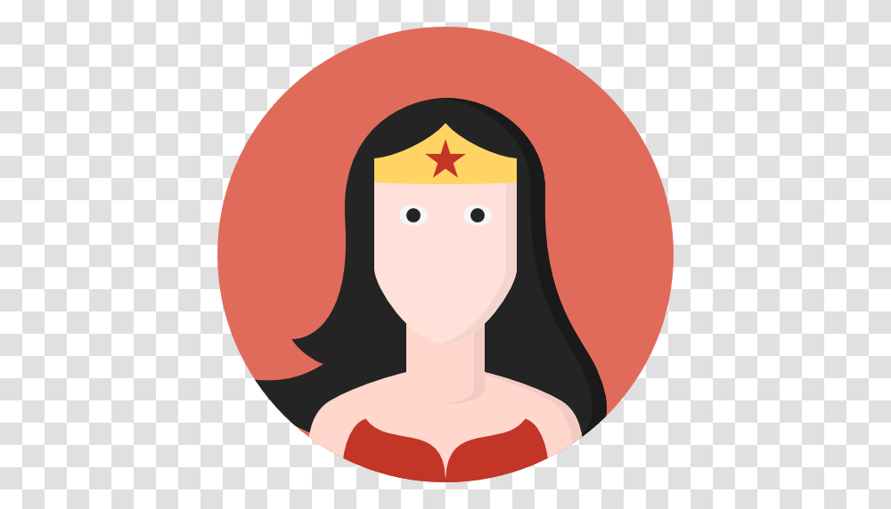 Wonder Woman People Avatar Person Human Icon Free Of Free, Face, Snowman, Outdoors, Nature Transparent Png