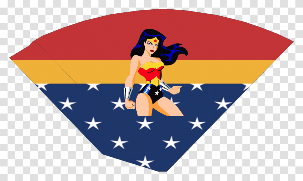 Wonder Woman, Person, Logo, Flag Transparent Png